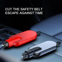 Car Window Breaker Multifunctional Glass Breaker And Seatbelt Cutter Car Safety Tool Automotive Escape Window Breaker