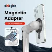 Pan Tilt Magnetic Suction Adapter for Insta360 Flow Gimbal Magnetic Adapter Gimbal Accessories