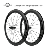 700c carbon road disc wheels 38 45 50mm tubeless disc bicycle wheelset 100x12 142x12 XDR central lock carbon wheels
