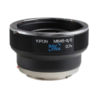 KIPON M645-S/E 0.7x | Focal Reducer for Mamiya M645 Lenses on Sony E Cameras