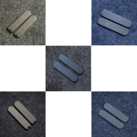 1 Pair 5 Types Knife Titanium Alloy Handle Scale Patches for 58MM Victorinox Swiss Army Knives Twill Lines Pattern DIY Make Part