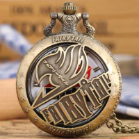 Bronze pocket watch all kinds of vintage clamshell pocket watch children's animation necklace pocket watch