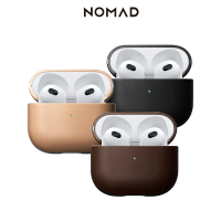 【NOMAD】AirPods 第3代 專用皮革保護收納盒(採用Chicago Horween植鞣皮革)