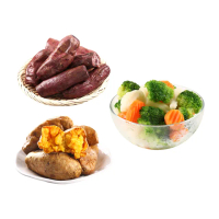 【金澤旬鮮屋】輕蔬營養6入組(完熟地瓜2+鮮凍綜合蔬菜4)