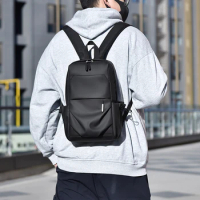 New Popular Boy Climbing Soft Laptop Student Sports Bag Men Bags Female PU Leather Nylon Backpack Travel Backpack Fashion Bags