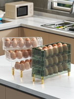 雞蛋收納盒冰箱側門專用窄的保鮮盒多層翻轉放雞蛋盒筐裝雞蛋托架