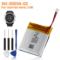 Replacement Battery 361-00034-02 For Garmin Fenix 3 Fenix3 F3 HR GPS Sports Watch Battery Rechargeable Battery 290mAh