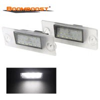 2Pcs License Plate Light Number Licence Plate Lamp Rear Tail Lamp 24LED forA/udi A4 B5 S5 B5 A3 S3 A4 S4