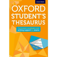【英語字典】Oxford Student’s Thesaurus 2016 Paperback 9780192749390華通書坊/姆斯