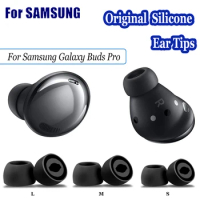 For Samsung Galaxy Buds Pro Silicone Ear Tips Original Replacement Earbuds Earplugs Ear Pads Cushion Caps Covers Cases S M L