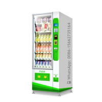 Credit Card Available Combo Vending Machine Combination Snack Drinks Vending Machine With Card Reader