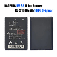 Baofeng UV-3R BL-3 Battery 1500mAh Power High Capacity Rechargable batterier for Two Way Radio UV3R Walkie Talkie
