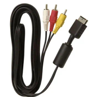 Connecting Cable PS2 PS3 AV to RCA Composite Cable Cord for Sony Playstation 2 PS3(6FT) can be viewed on TV/monitor Video Game