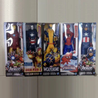 Hot Toys Marvel Avengers Robert Bruce Banner Anime Figures Hulk Black Panther Iron Man Figurines Car Decoration Doll Fans Gift