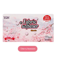 Softener Paper Natural Fragrance Scented Clothing Paper Texture Fabric Softener Laundry Softener Bacteriostatic Detergent