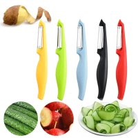 Colors Vegetables Fruits Peeling Multifunctional Fruits Melons Slicer Peeler With Plastic H7S2