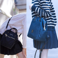 【WHOSE BAG】輕量防潑水夾口後背包 側背包 斜背包 手提包 女包 NO.WBKK022