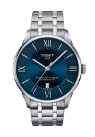 Tissot Chemin des Tourelles Powermatic 80 Gent Grey Stainless Steel Bracelet and Blue Dial Watch - T099.407.11.048.00