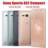 Sony Xperia XZ2 Compact Japan S0-05K H8314 H8324 Single/Dual SIM 5.0" Fingerprint 64GB Mobile LTE Original Unlocked Cell Phone