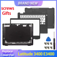 Nice Repalce Cover For Latitude 3400 E3400 LCD Screen Back Cover Front Bezel Palmrest Lower Bottom C