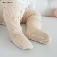 To 4 Yrs Four Seasons Newborn Ruffle Edge Non-Skid Cotton Socks with Grip for Kids Toddlers Baby Girl Boneless Socks