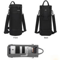T41 Single Shoulder Crossbody Photography Bag Double Shoulders Camera Bag for Sony Micro Single A7 With 200-600 Telephoto Lens