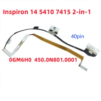 New Laptop LCD LED Display Ribbon cable For Dell Inspiron 14 5410 7415 2-in-1 0GM6H0 450.0N801.0001