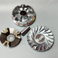 Motorcycle Drive Face Assy Clutch Variator Pulley Assembly for Yamaha NOUVO-LC 5PO 125CC Scooters