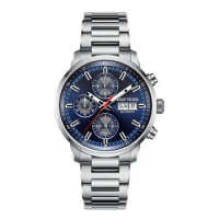Reef Tiger Mens Chronograph Watches, Luxury Men Watch Automatic Mechanical Wristwatch 100M Waterproof Sapphire Mirror Relogio