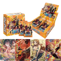 New Original One Piece Collection Cards Booster Box Harmony Country Chapter Anime Collectible Full Serie Card Children Gift Toys