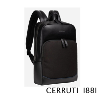 【Cerruti 1881】限量2折 義大利頂級後背包 CEZA06188N 全新專櫃展示品(黑色)
