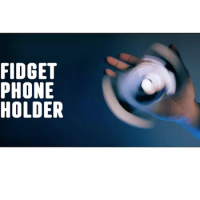 Fidget Phone Holder (Gimmick and Online Instructions) Street Magic Trick Close up Illusion
