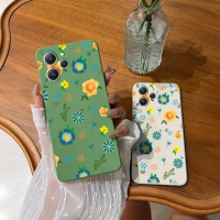 Fresh Flowers Phone Case For Xiaomi Redmi 12C 12 10 10C 10A 9 9A 9T A1 Pro Plus 4G 5G Silicone Cover