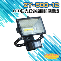 昌運監視器 ZY-500-12 LED白光紅外線自動感應燈 台灣製造【全壘打★APP下單跨店最高20%點數回饋!!】