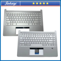 Upper cover for HP 14-FQ 14-DQ TPN-Q221 14S-DR FR L88200-001 L88206-001 L61506-001 L61507-001 laptop keyboard palm rest case