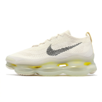 Nike 休閒鞋 Air Max Scorpion FK 象牙白 黑 黃 男鞋 全腳掌氣墊 針織鞋面 DJ4701-001