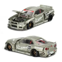 MINI GT KHMG103 Kaido House Nissan Skyline GT-R R34 Kaido Works V4 Jade Green