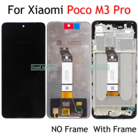 IPS For Xiaomi Poco M3 Pro 5G LCD M2103K19PG Display Screen Frame Touch Panel Digitizer For Xiaomi Poco M3Pro LCD