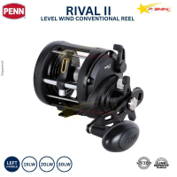 Starsfishing Reel Overhead PENN Rival II Level Wind 15 20 30 LWLH Left Handle Mancing Laut Jigging B
