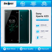Sony Xperia XZ3 H8416 H9493 4G Mobile Phone 6.0" 4GB/6GB RAM 64GB ROM Single/Dual SIM 19MP+13MP Android Octa-Core CellPhone