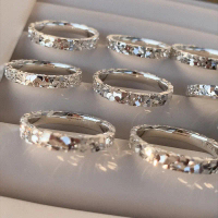 999.9 Sterling Silver Closed Ring for Women