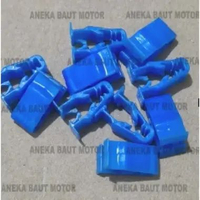 (Paket 10 pcs) Klip Jepit Batok Visor dan Tameng Vario 125 150 Supra helm in CBR Biru