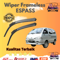 Wiper Frameless Mobil Daihatsu Espass Sapuan Kaca Mobil Model Frameless Banana Karet 1 Set Variasi M
