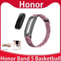 Original Honor Band 5 Basketball Version Smart Band Waterproof Smart Bracelet Fitness Tracker 2 Wearing Modes Running Wristband