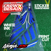 Striping Transparan Kawasaki Ninja SS - Stiker Striping UV Ninja SS Variasi Maxdecal Bening - SNSS-U
