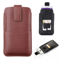 Phone Leather Pouch For iPhone 15 Pro Max Card Holder Wallet Holster Case For Apple 14 13 12 11 Pro XR XS Max 7 8 Plus Waist Bag