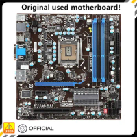 For - Motherboard LGA 1156 DDR3 16GB For Intel H55 Desktop Mainboard SATA II PCI-E X16 Used AMI BIOS