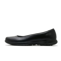 Skechers 休閒鞋 Go Walk Lite 女鞋 上班族 輕量 好穿脫 皮革鞋面 黑 空姐 OL 櫃姐 16371BBK