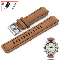 สายนาฬิกาข้อมือ หนังวัวแท้ สําหรับ TIMEX TIMEX T2N721 T2N720 Elegant Accessory for Working Professio