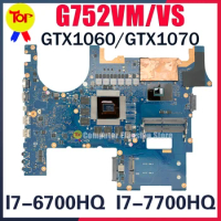 KEFU G752VM Laptop Motherboard For ASUS G752VS G752VSK GFX752VM GFX752VS I7-6700HQ I7-7700HQ GTX1060 GTX1070 100% Working Testd